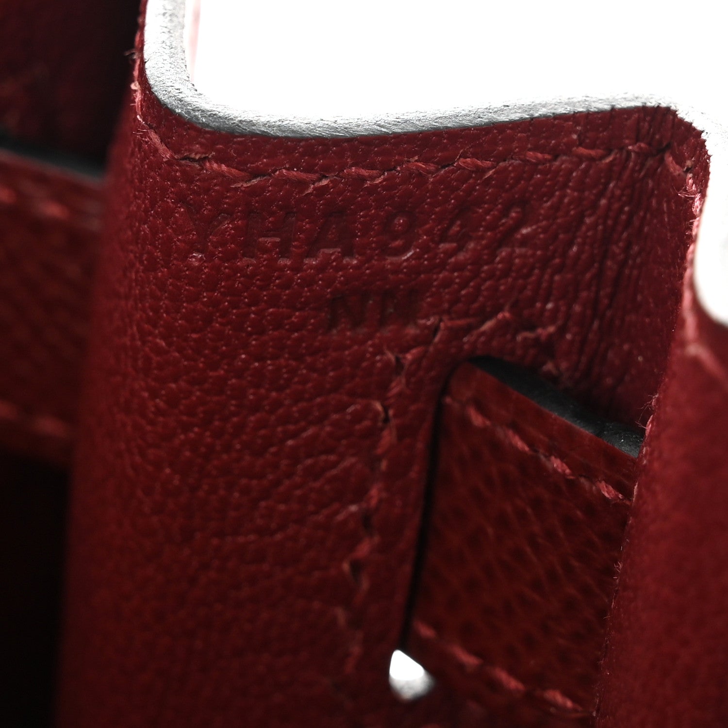 Hermes Epsom Kelly Sellier 28 Rouge H 7 of 11