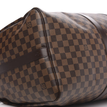 Louis Vuitton Damier Ebene Keepall Bandouliere 55 7 of 11