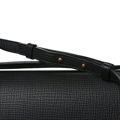 Bottega Veneta BOTTEGA VENETA Textured Calfskin Small BV Angle Shoulder Bag Black 15 of 15