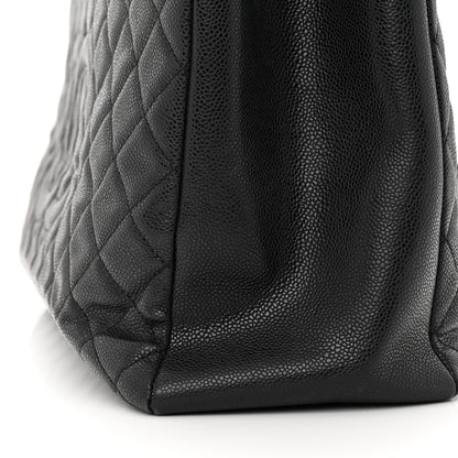 Chanel Caviar Quilted XL Grand Shopping Tote GST Black 15 of 16