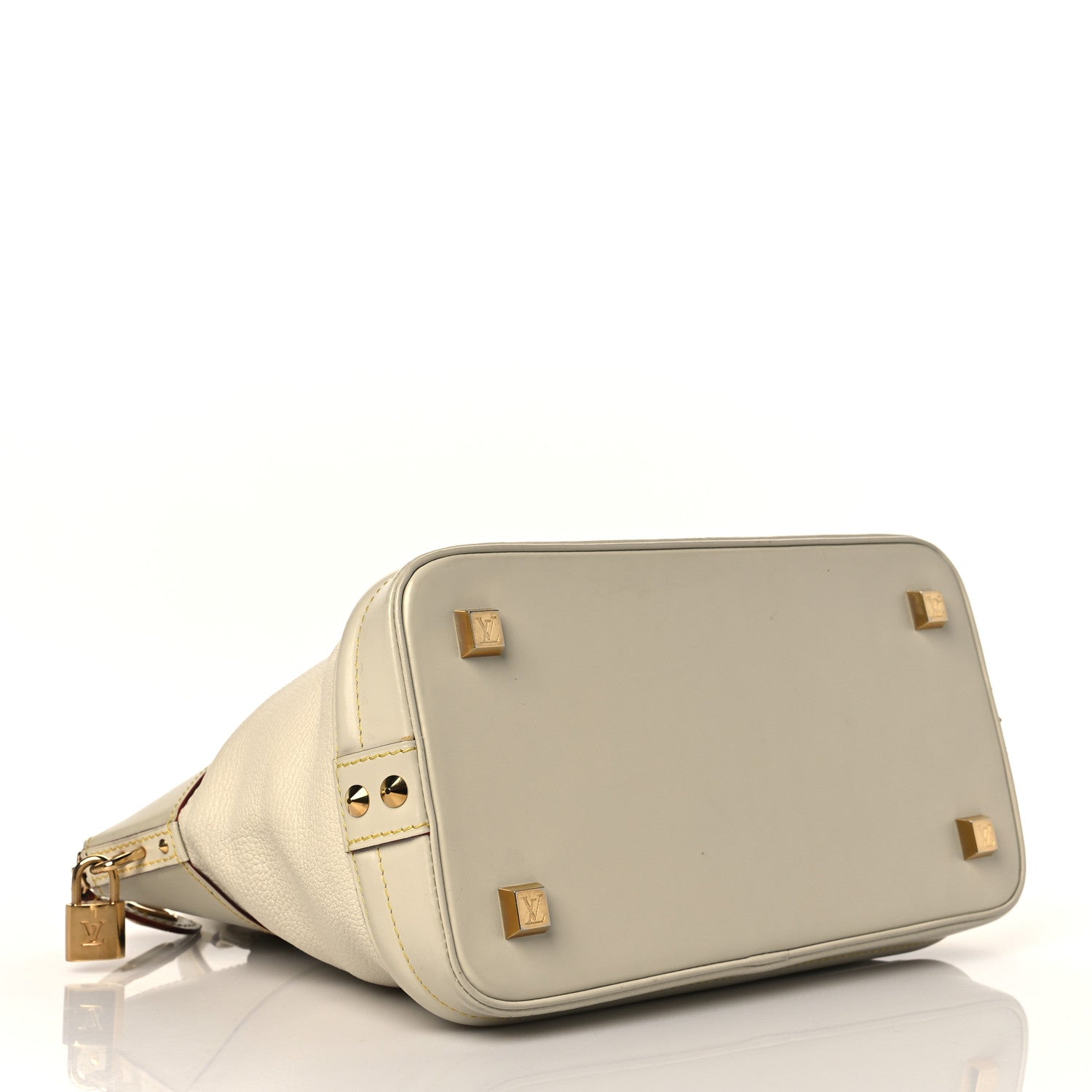 Louis Vuitton Suhali Lockit PM White 4 of 9