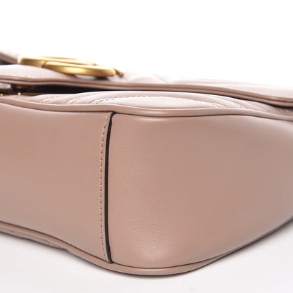 Gucci Calfskin Matelasse Small GG Marmont Shoulder Bag Porcelain Rose 9 of 10