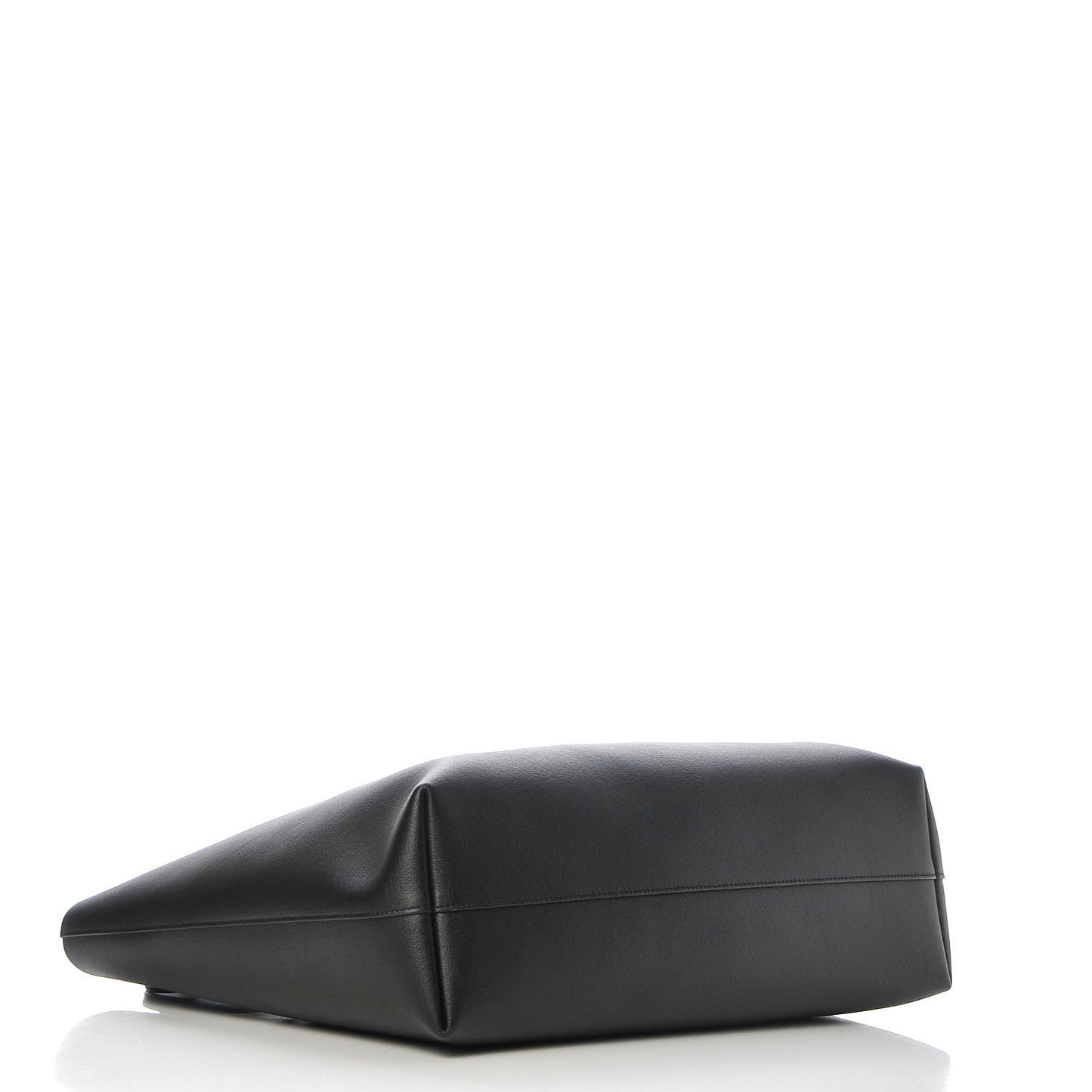 Calfskin Large Shopping Tote Black