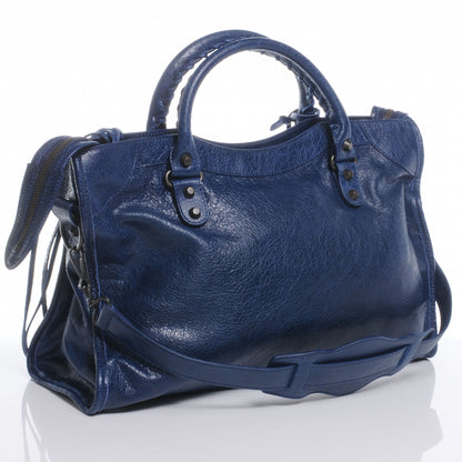 Balenciaga Agneau City Bleu Mineral 3 of 7