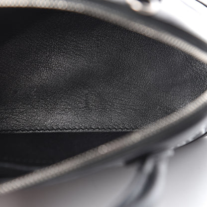 Balenciaga Calfskin Gothic Logo XXS Ville Top Handle Bag Black White 12 of 12