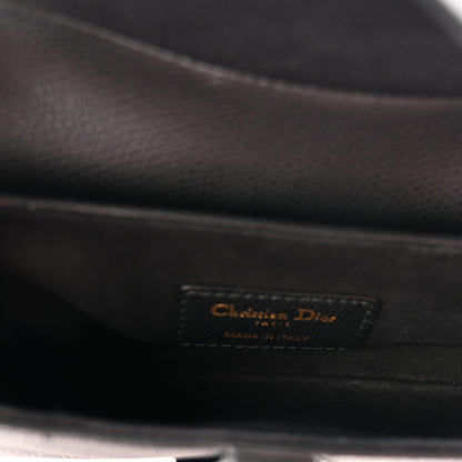Christian Dior Grained Calfskin Mini Saddle Bag Black 5 of 10