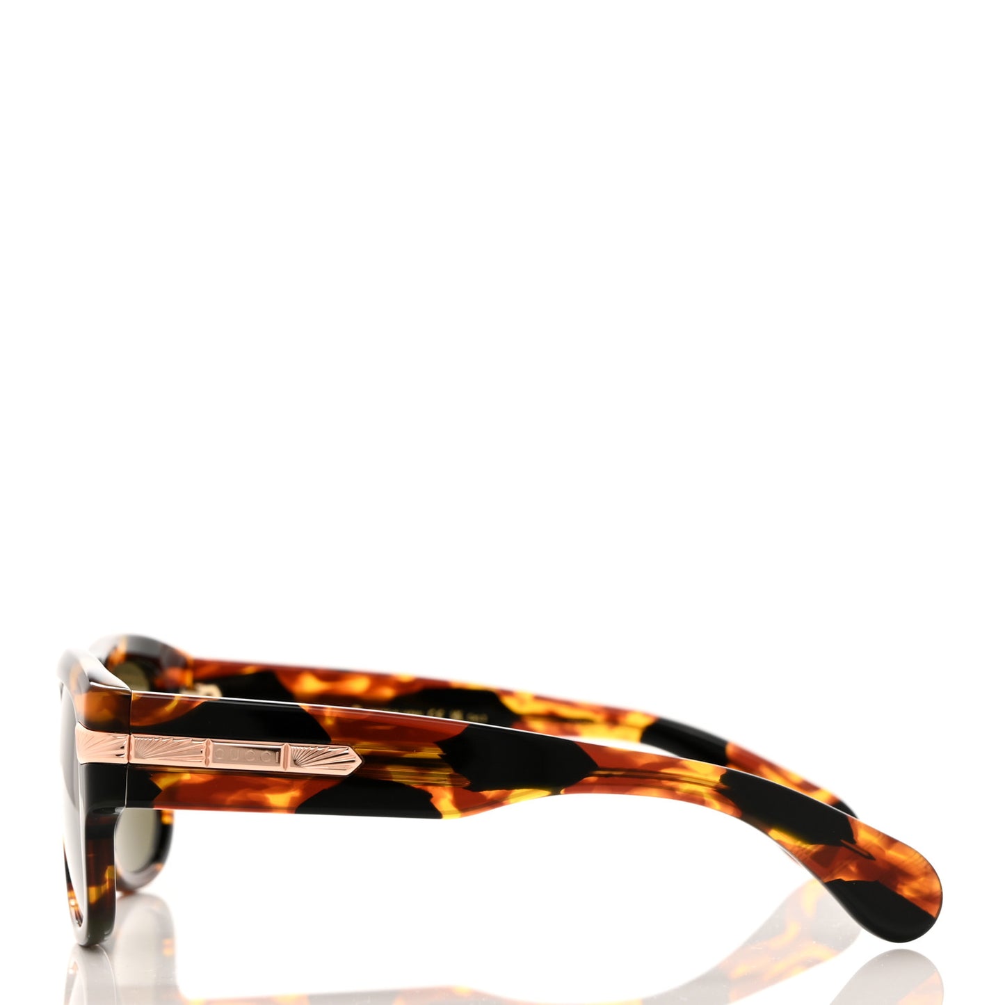 Acetate Square Frame Sunglasses GG1517S Tortoise