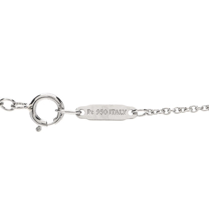 Tiffany Platinum Diamond .17ctw Small Paper Flowers Pendant Necklace 4 of 5