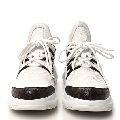 Louis Vuitton Patent Monogram LV Archlight Sneakers 39.5 White 2 of 9