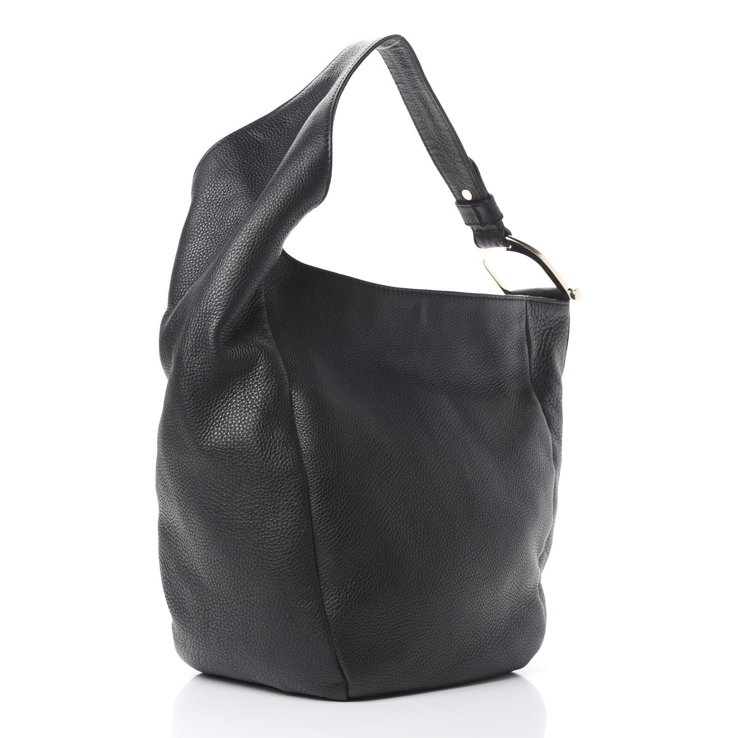 Gucci Calfskin Medium Greenwich Shoulder Bag Black 2 of 9