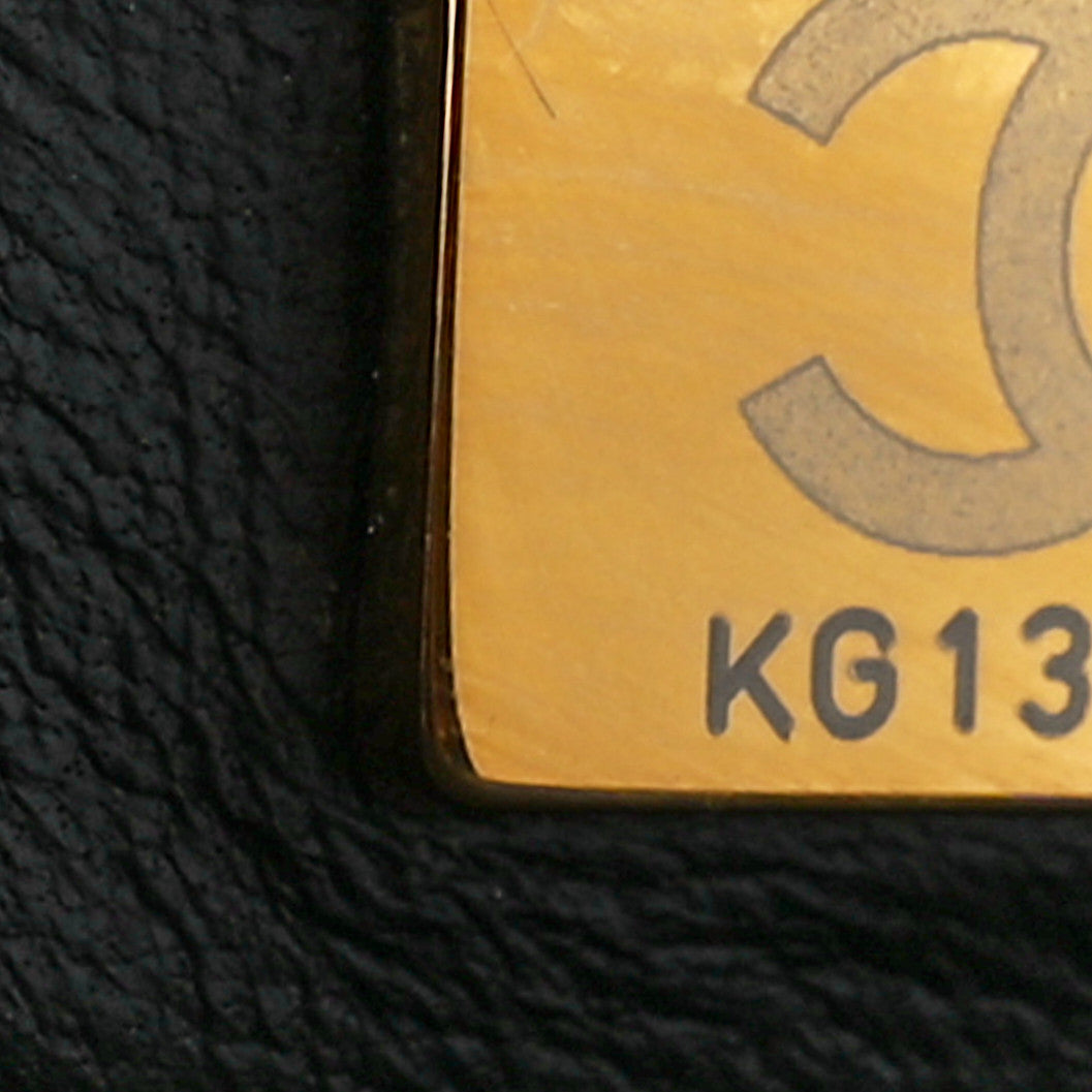 Chanel Calfskin Crystal Quilted Extra Mini Coco Handle Flap Black 8 of 12