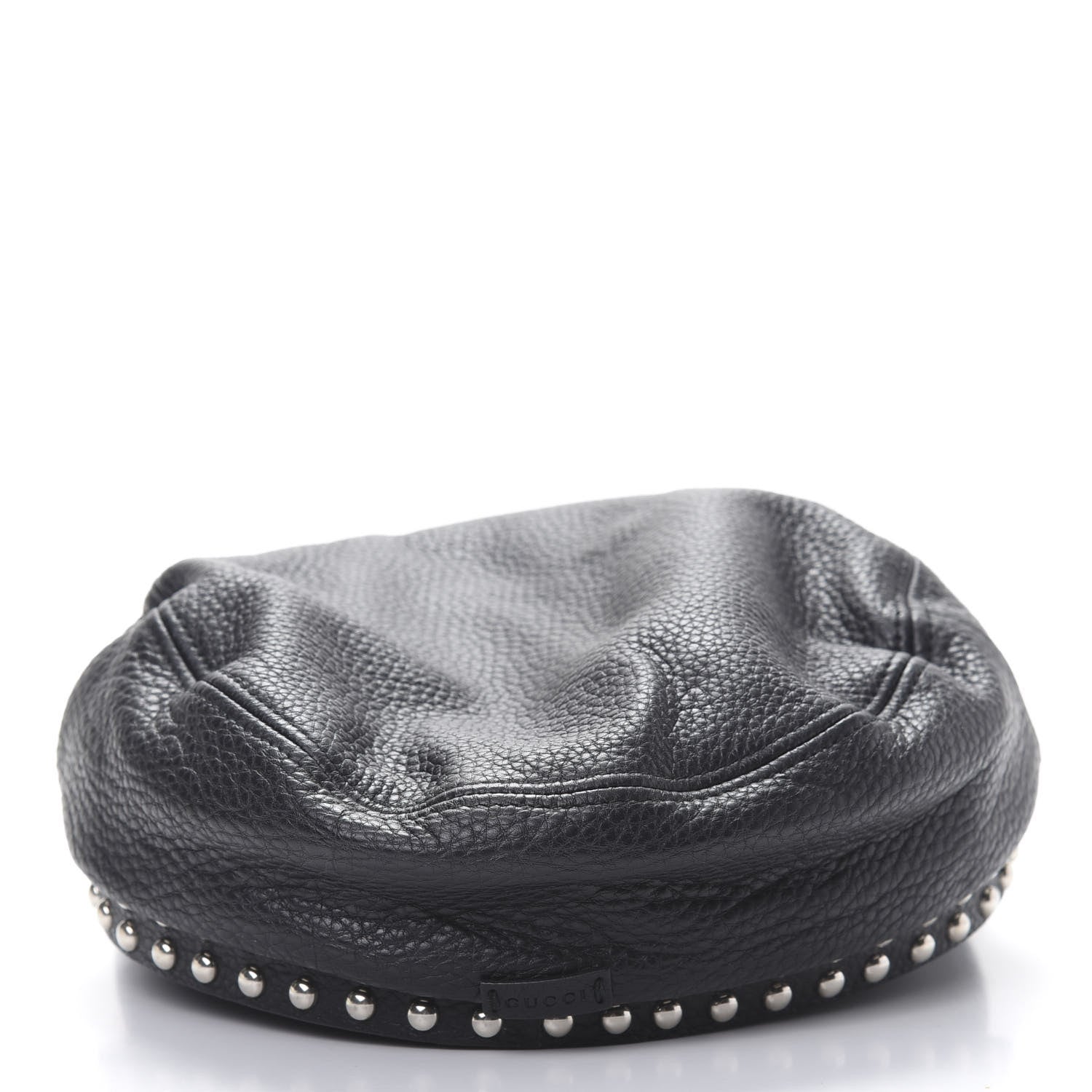 Gucci Calfskin Studded Cellarius Hat XS Black 4 of 6