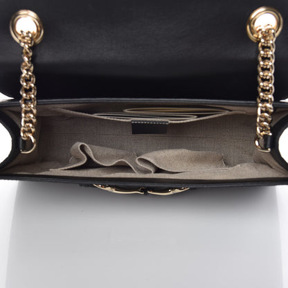 Gucci Microguccissima Medium Emily Chain Shoulder Bag Black 7 of 9