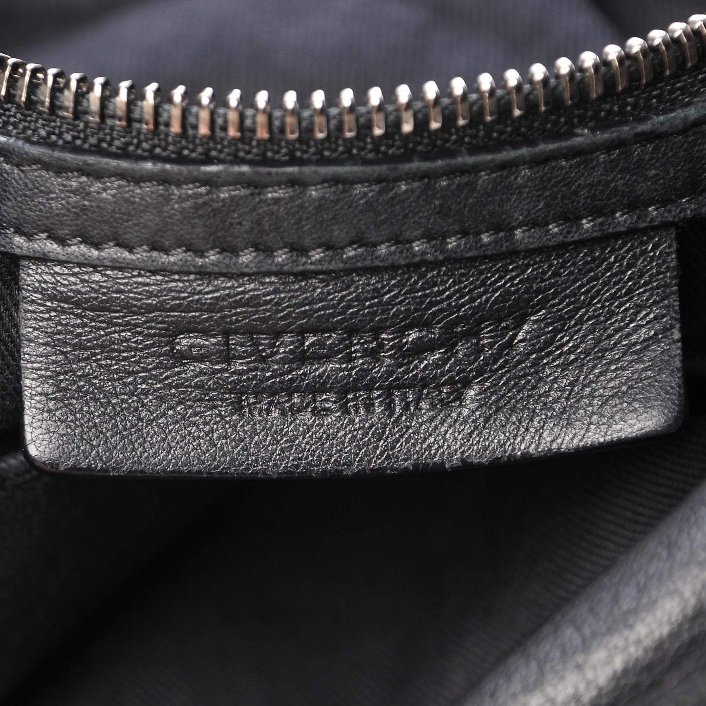 Sugar Goatskin Large Pandora Black