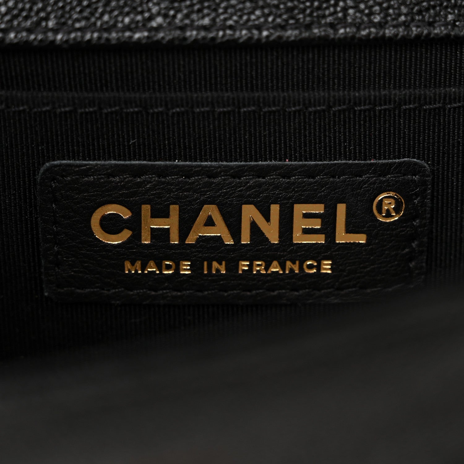 Chanel Caviar Chevron Quilted Small Boy Flap Black 6 of 11