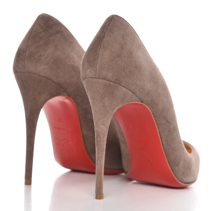 Christian Louboutin Veau Velours Pigalle Follies 100 Pumps 36.5 Lichen 4 of 7