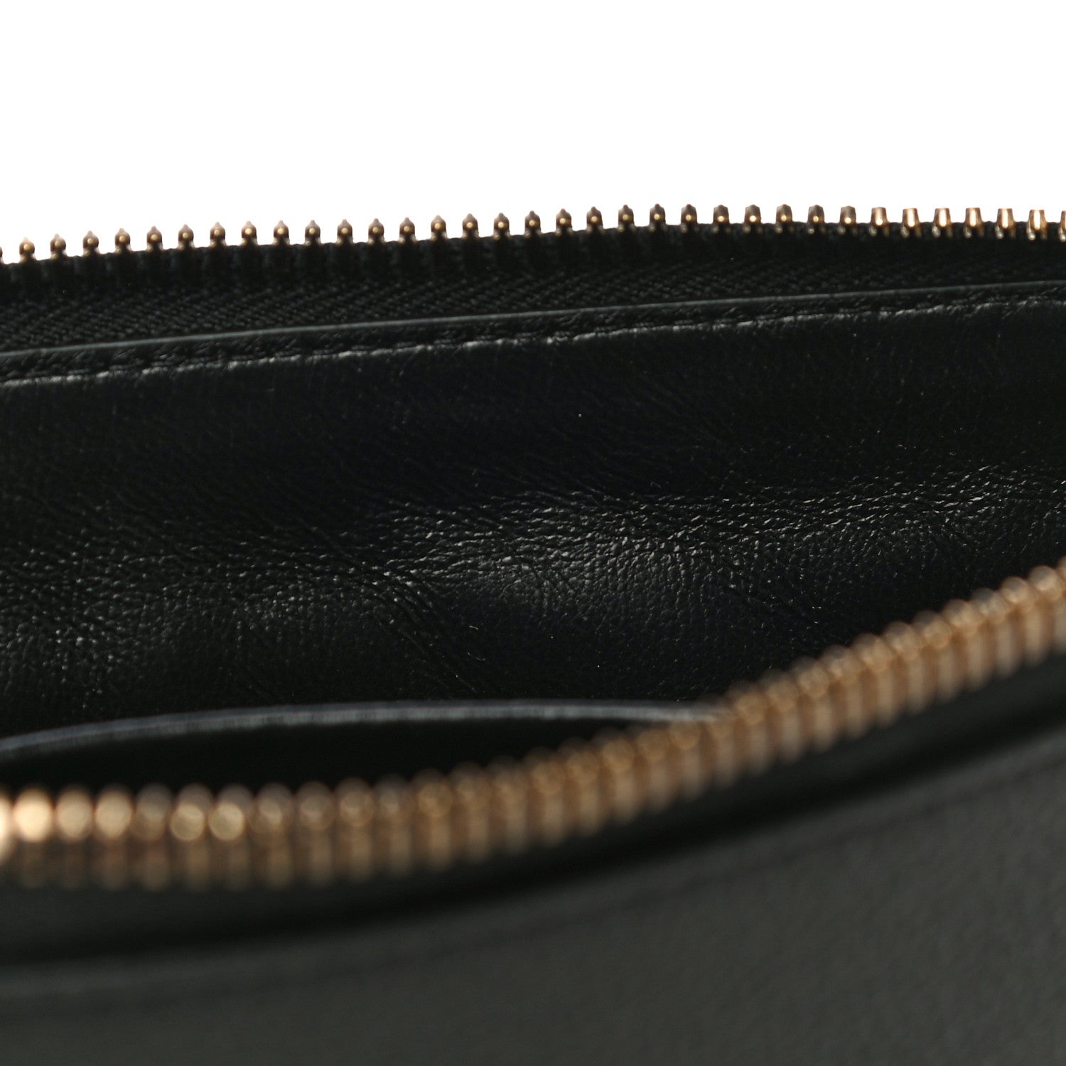 Balenciaga Grained Calfskin Neo Classic Gold Hardware Zip Around Crossbody Black 11 of 11