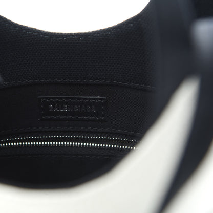 Balenciaga Cotton Canvas Calfskin New Wave Tote XS Natural Black 6 of 10