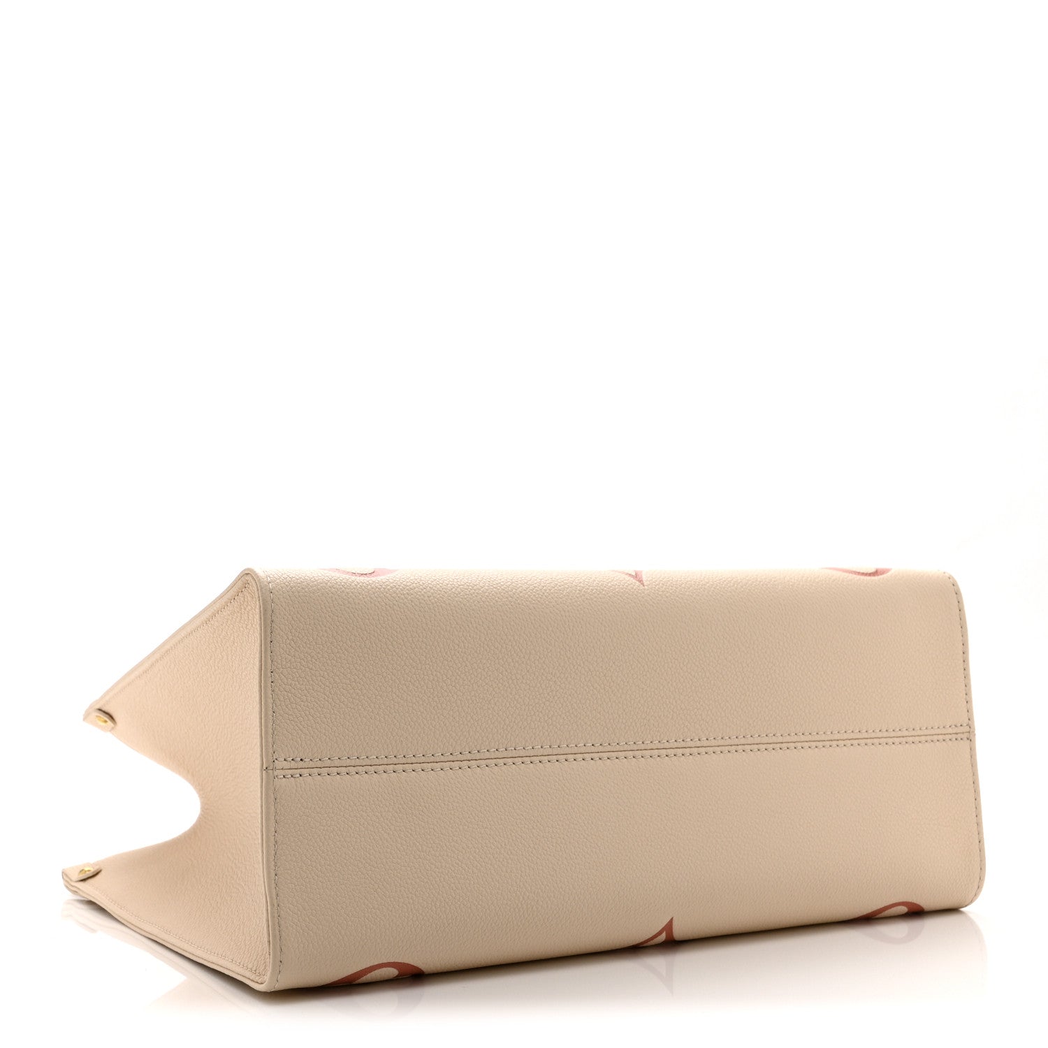 Louis Vuitton Empreinte Monogram Giant Onthego MM Creme Rose Trianon 4 of 9