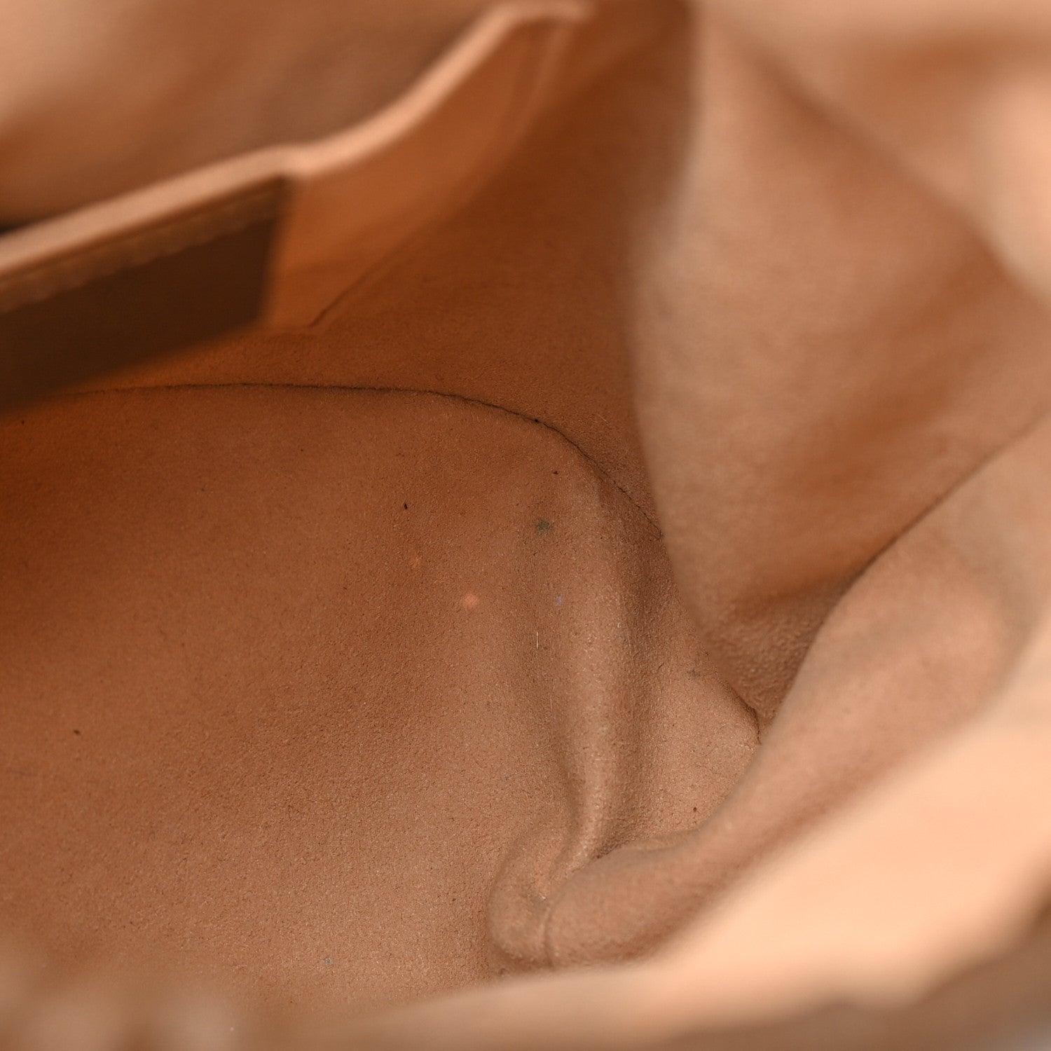 Gucci Monogram Textured Calfskin Horsebit 1955 Drawstring Bucket Bag Beige Brown Sugar 11 of 12