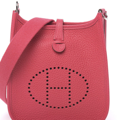 Hermes Taurillon Clemence Evelyne TPM Rose Extreme 9 of 10