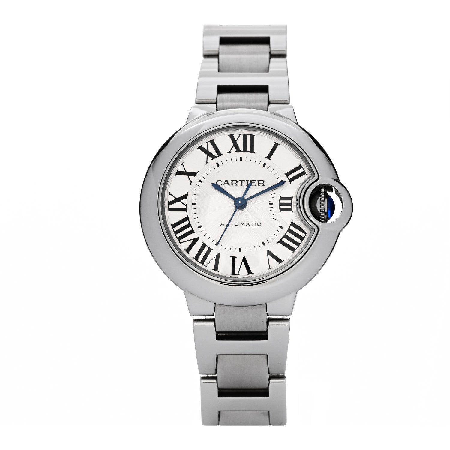 Cartier Stainless Steel 33mm Ballon Bleu De Cartier Automatic Watch 1 of 5
