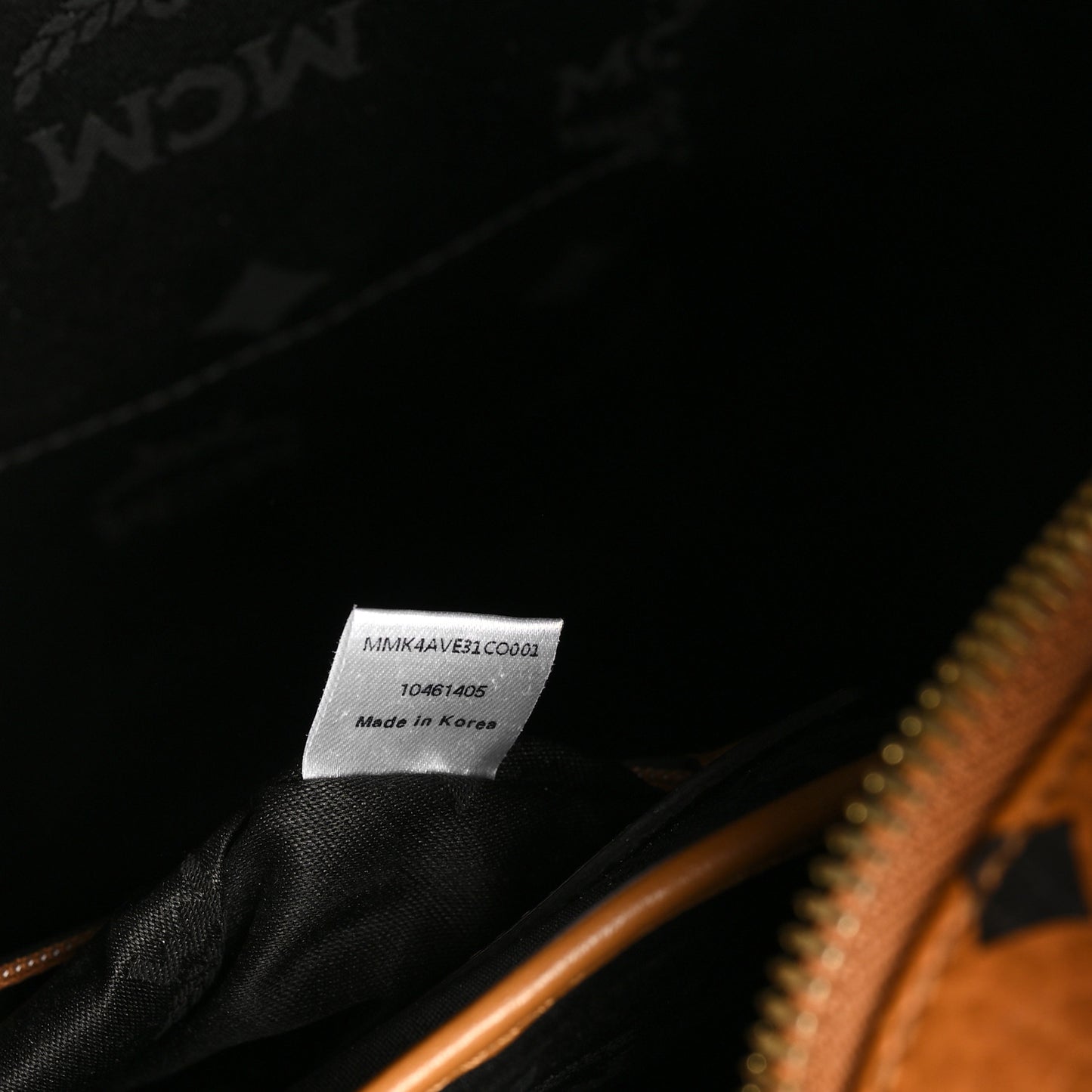 Visetos Studded Medium Stark M Logo Collection Backpack Cognac