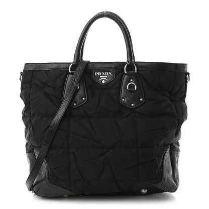 Prada Tessuto Nylon Cervo Lux 24H Tote Black 1 of 11