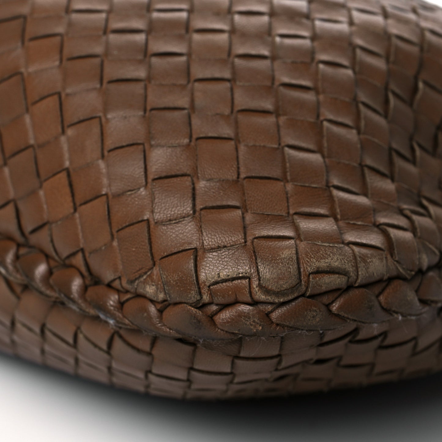 Nappa Intrecciato Large Veneta Hobo Noce