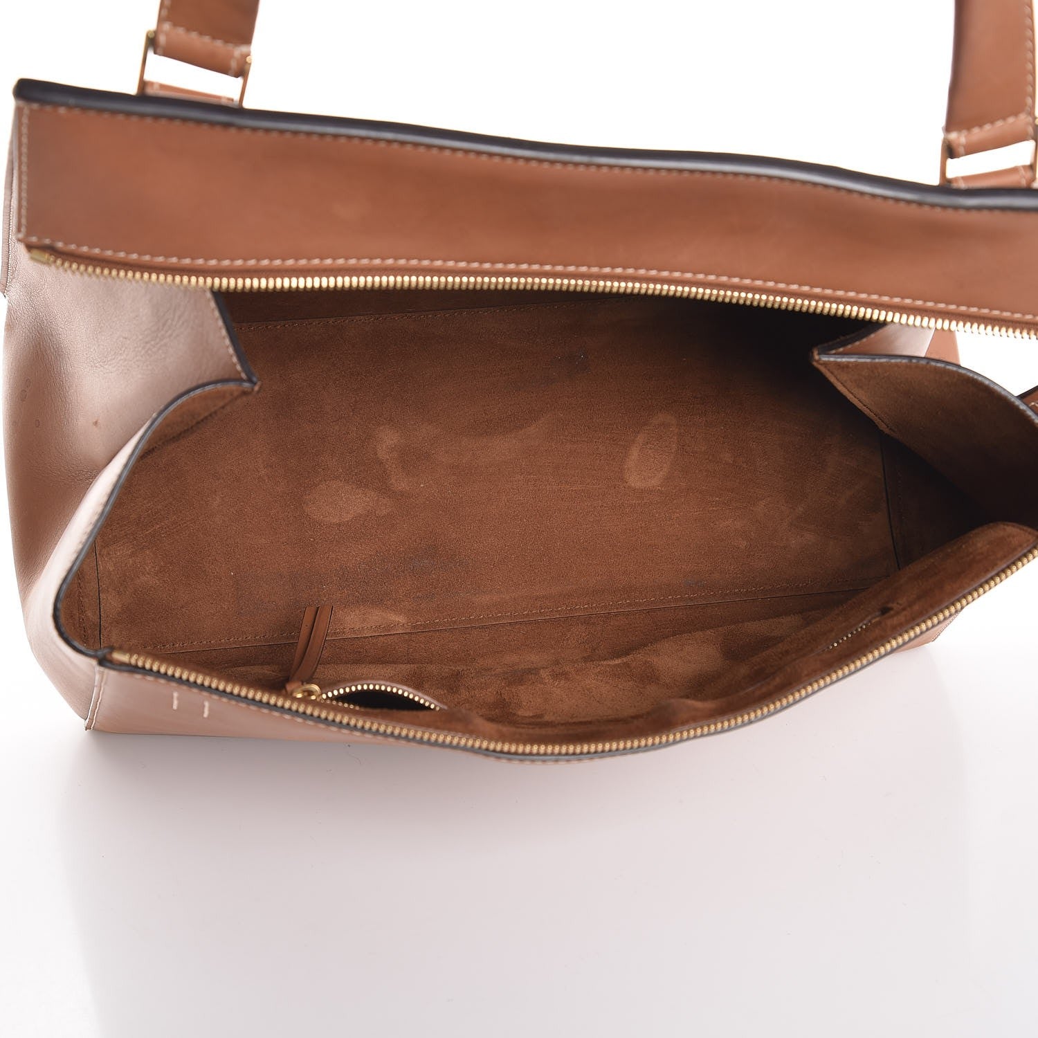 Celine Smooth Calfskin Large Edge Shoulder Bag Camel 5 of 22
