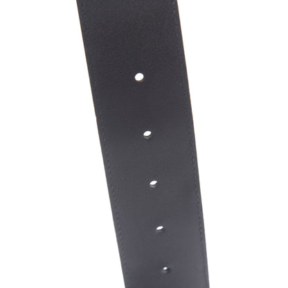 Gucci Textured Calfskin Double G 40mm Belt 75 30 Black 5 of 5