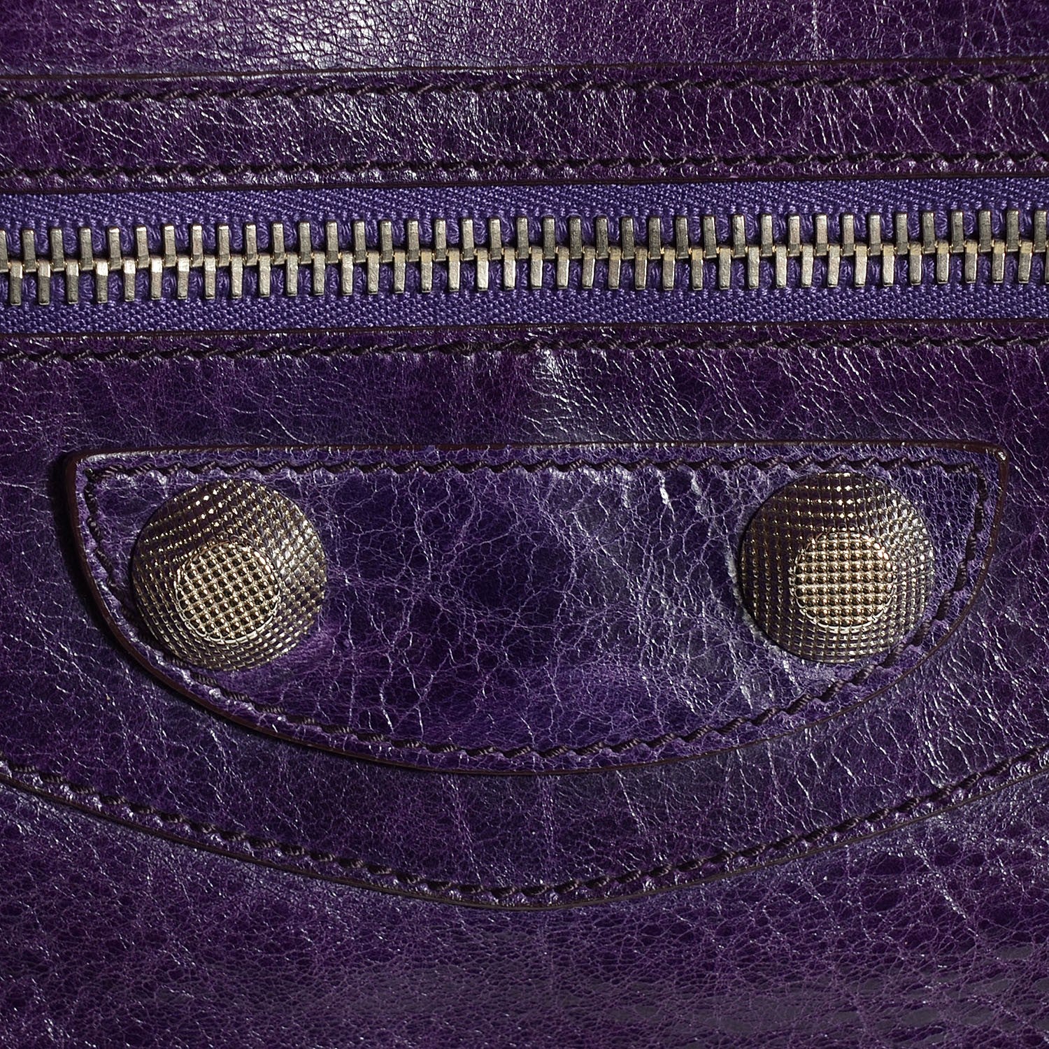Balenciaga Chevre Giant 21 Silver Hardware Day Hobo Violet 5 of 12