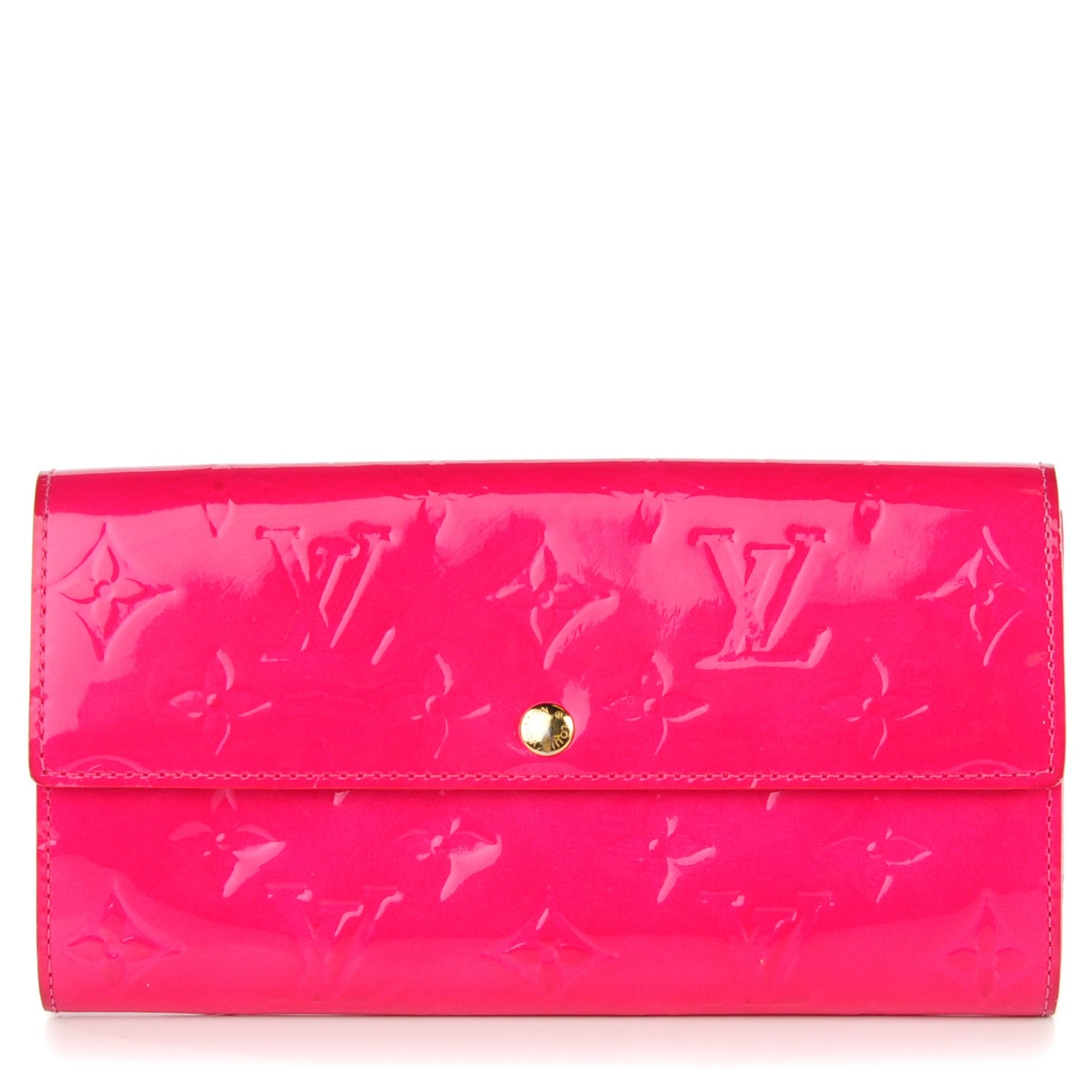 Louis Vuitton Vernis Sarah Wallet Rose Pop 1 of 8