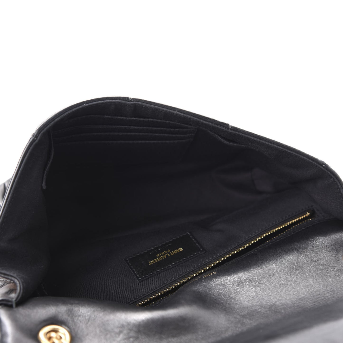 Lambskin Patchwork Monogram Medium Jamie Black