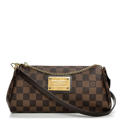 Louis Vuitton Damier Ebene Eva Clutch 1 of 8