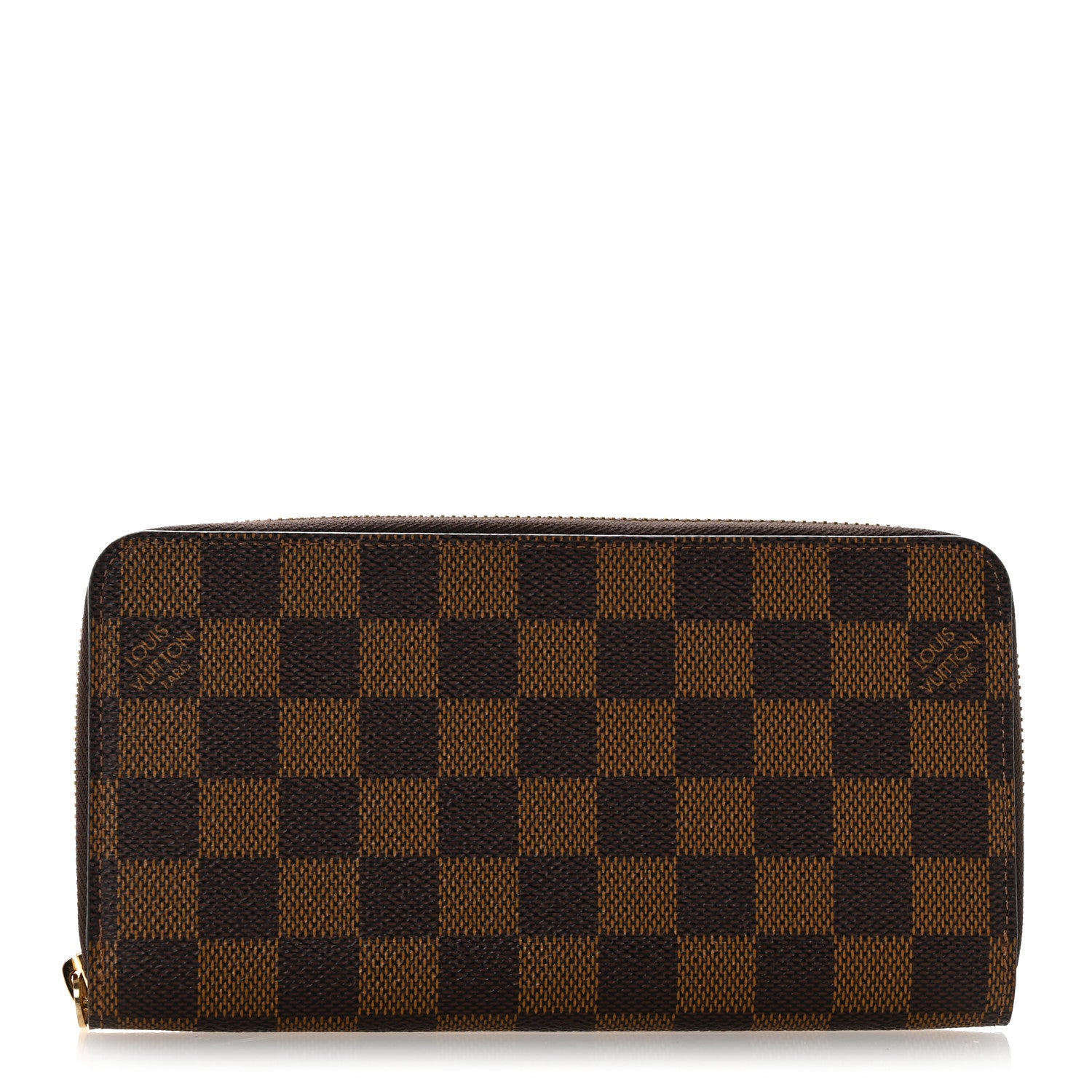 Louis Vuitton Damier Ebene Zippy Wallet Rose Ballerine 1 of 9