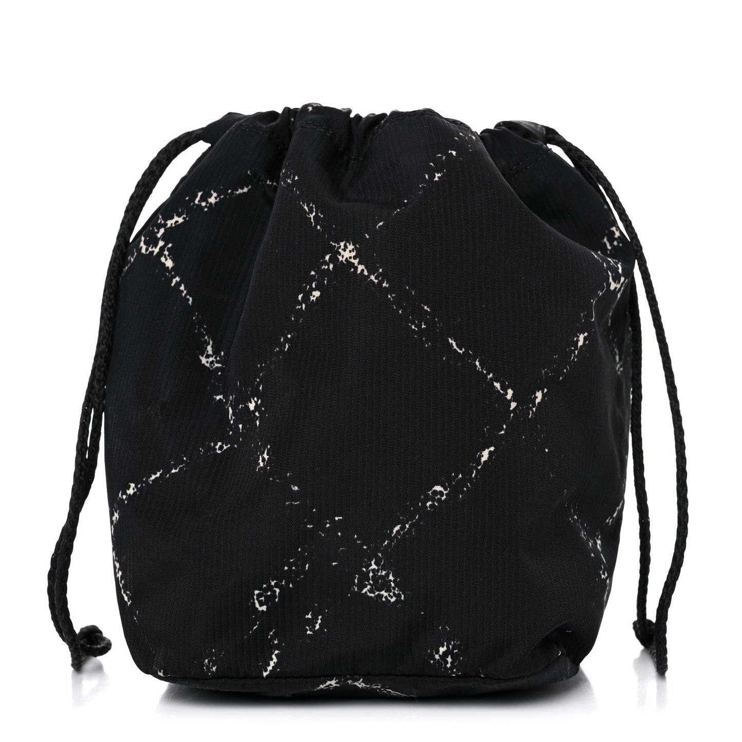 Nylon Travel Drawstring Bag Black