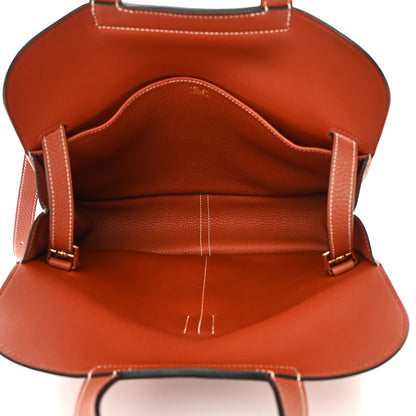 Hermes Taurillon Clemence Halzan 31 Cuivre 7 of 14