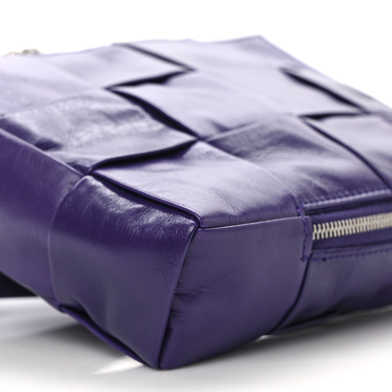 Bottega Veneta Calfskin Intreccio Mini Cassette Sling Bag Unicorn 8 of 8