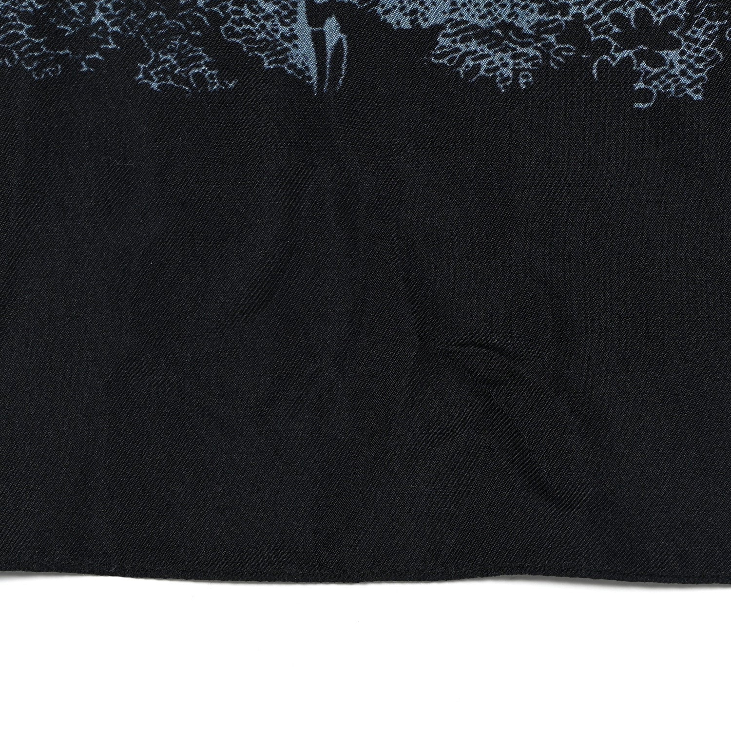 Christian Dior Silk Toile De Jouy Square Scarf Blue 3 of 5