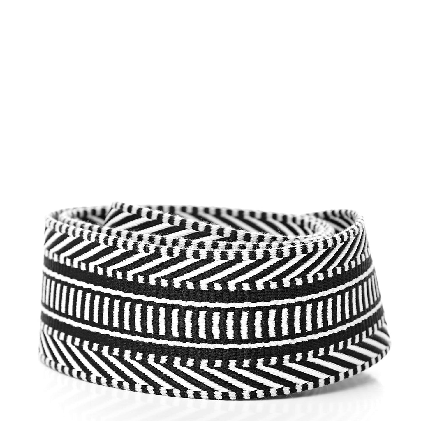 Toile Swift 50mm Sangle Cavale Shoulder Strap Black Ecru