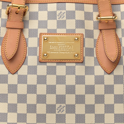 Louis Vuitton Damier Azur Hampstead MM 8 of 12