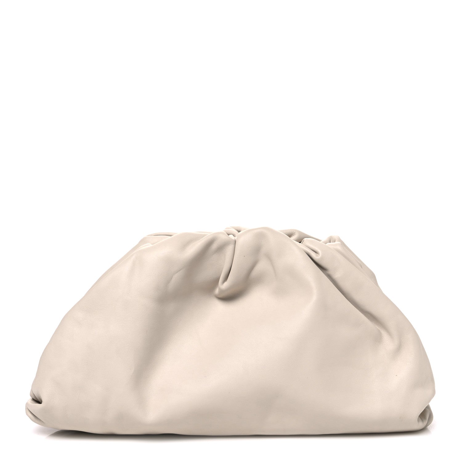 Bottega Veneta Smooth Butter Calf The Pouch Oversized Clutch Plaster 1 of 11