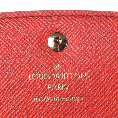 Louis Vuitton Monogram Bloom Flower Emilie Wallet Coquelicot 6 of 7