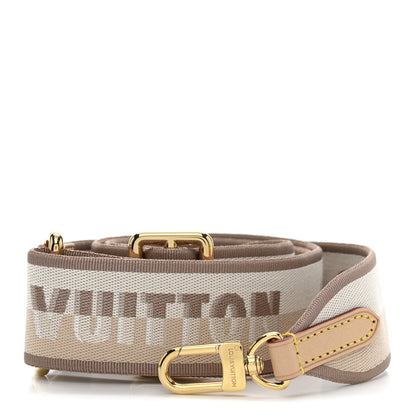 Louis Vuitton Jacquard Speedy Bandouliere 20 Shoulder Strap Beige 1 of 3