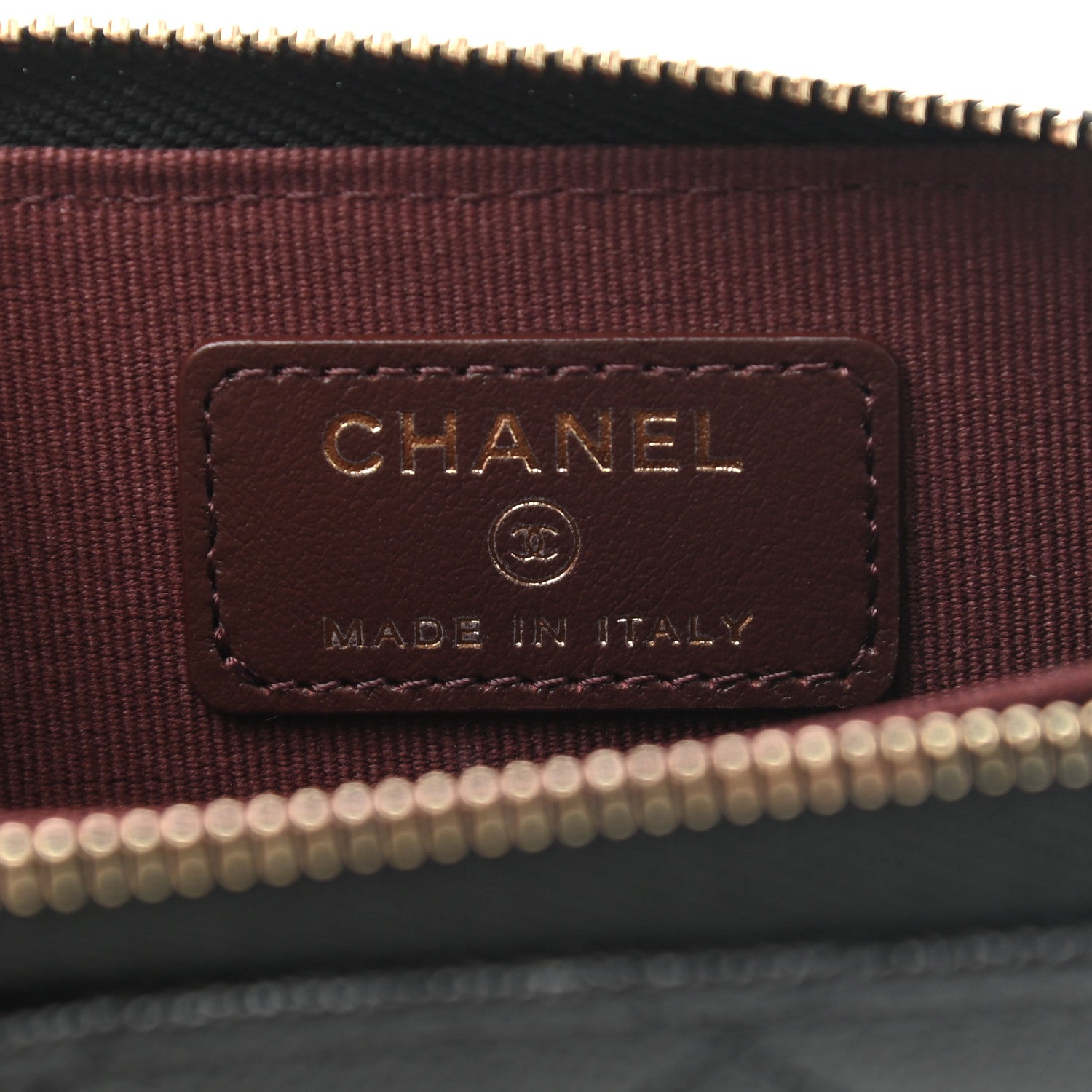 Chanel Caviar Quilted Zip Card Holder Black 7 of 8