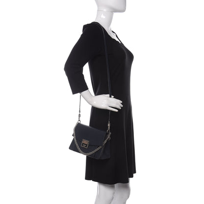 Givenchy Goatskin Small GV3 Shoulder Bag Dark Blue 2 of 14