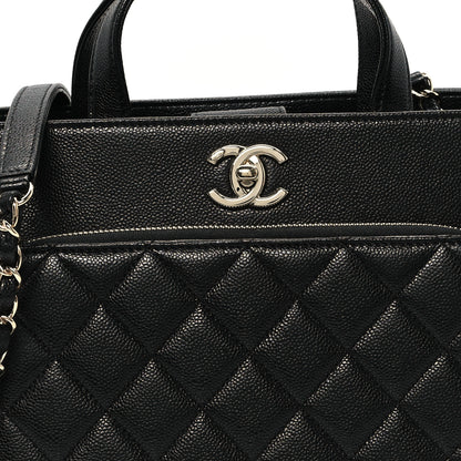 Chanel Caviar Quilted Small Business Affinity Shopping Bag Black 8 of 11