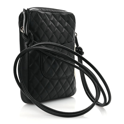 Chanel Calfskin Quilted Medium Cambon Messenger Black White 3 of 10
