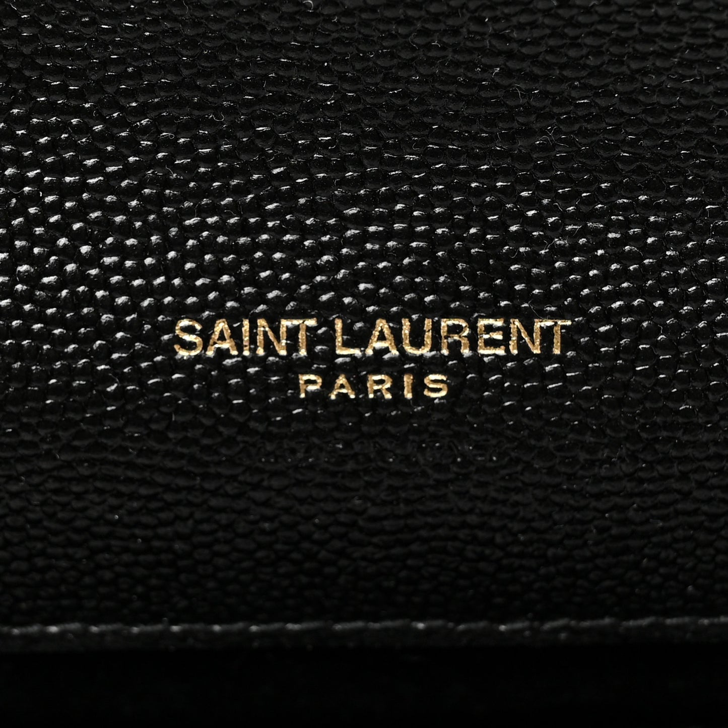 Grain De Poudre Textured Mixed Matelasse Triquilt Monogram Clutch Black